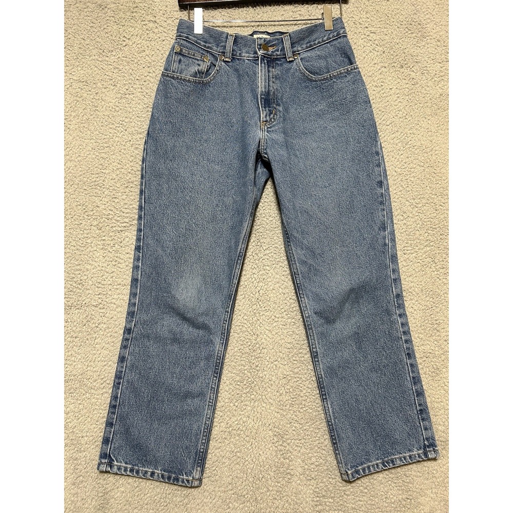 L.L. Bean Women's Straight Leg Jeans - Blue